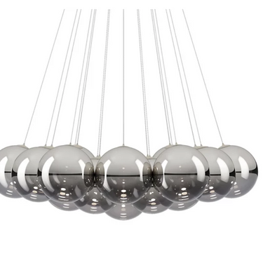 Lodes Random Cloud LED pendant light emitting 9120 lumens of warm white 3000K illumination with 90 CRI