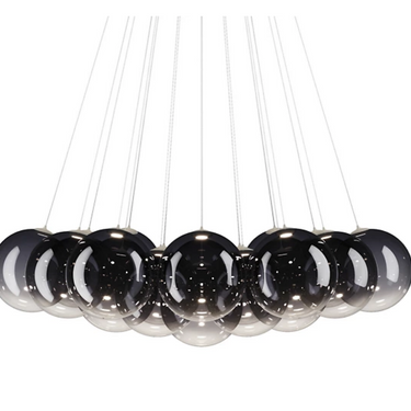 Lodes Random Cloud 19-Light LED pendant light fixture perfect for modern bedroom or luxury suite lighting