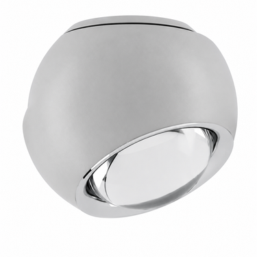 Matte white Lodes Spider ceiling light by Andrea Tosetto with integrated LED