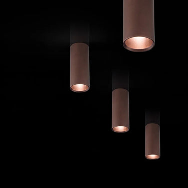 Italian-made Lodes A-Tube Small metal ceiling light