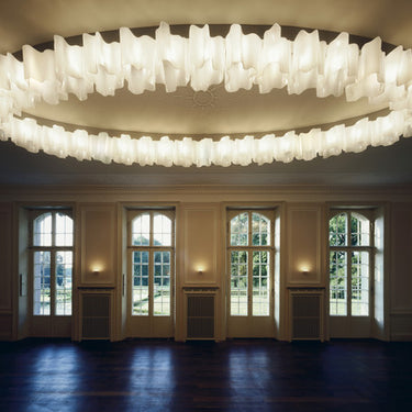 Artemide Logico Mini Single hanging lamp with adjustable height and dimmable LED lighting compatibility
