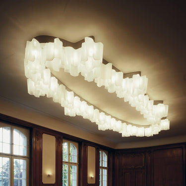 Modern Decorative Ceiling Light — Logico Mini Triple Nested by Artemide for Residential and Commercial Applications