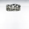 Logico Triple Linear Ceiling Light in Grey Smoke by Artemide for Modern Residential and Commercial Interiors