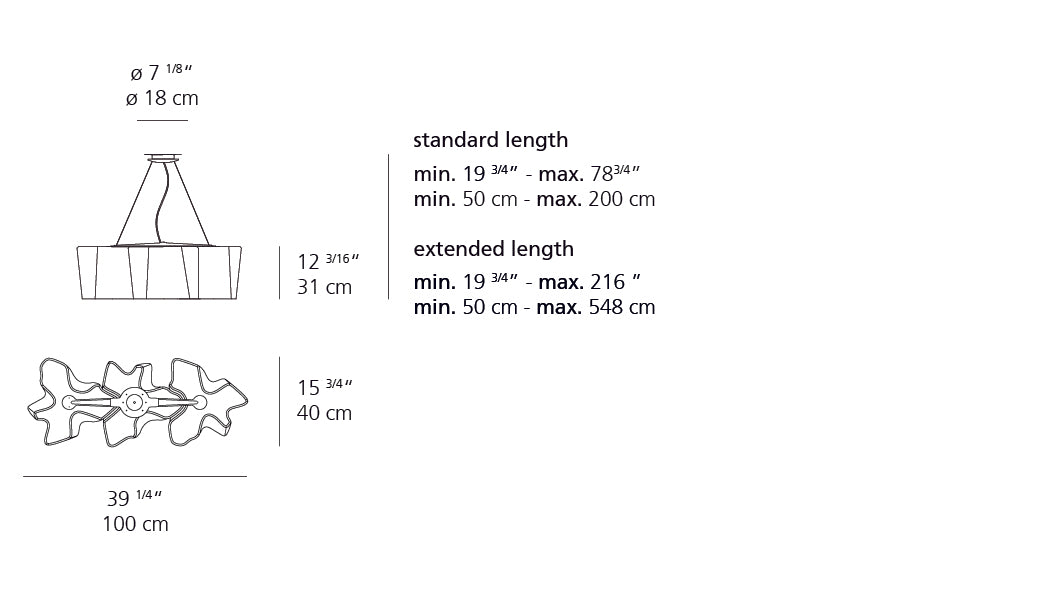Logico Triple Linear Suspension Lamp Grey Smoke | Artemide