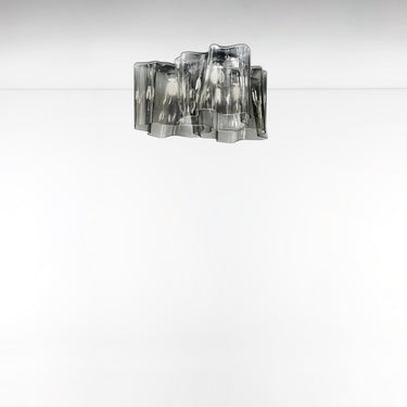 Decorative Italian Hand-Blown Glass Ceiling Light — Logico Mini Triple Nested by Artemide