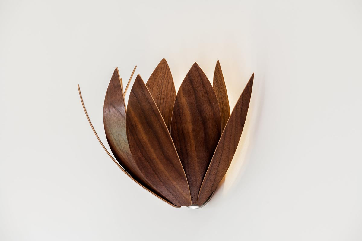 Contemporary Lotus Wall Light - MacMaster Design