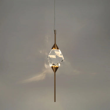 Small Brass Pendant Light, LED, for Kitchen Island - Lucivagus Collection