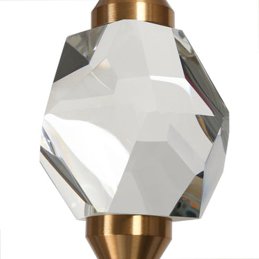 Adjustable Brass Pendant Light, 5.5", LED, Modern Decorative Suspension