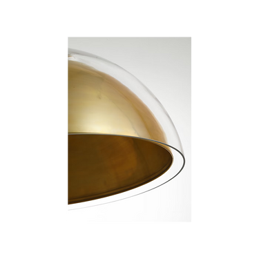 Lusi 24 hand-blown glass flush mount seen in its natural habitat