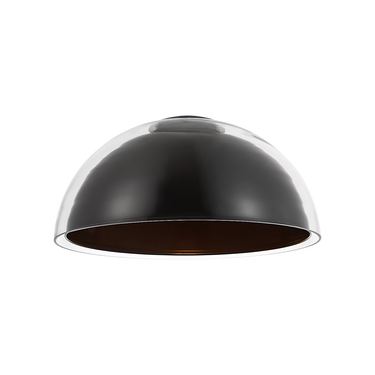 Contemporary bronze flush mount lighting for living room or bedroom ceiling
