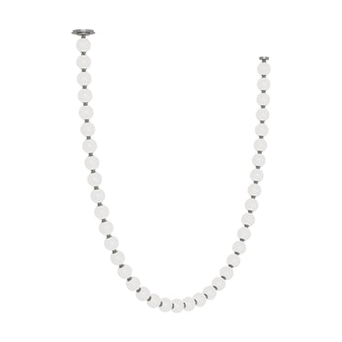 Visual Comfort Perle 108 ceiling light with custom hanging glass pendant light in polished nickel