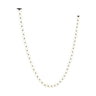 Modern Italian glass chandelier with customizable hanging strands with Bronze Accent
