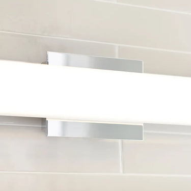 Visual Comfort Lynk 24in chrome bath sconce, mount horizontally or vertically. 