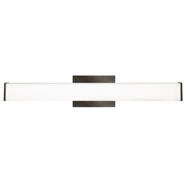 Ultra-sleek 24in bronze integrated LED vanity light, perfect for modern bathrooms.