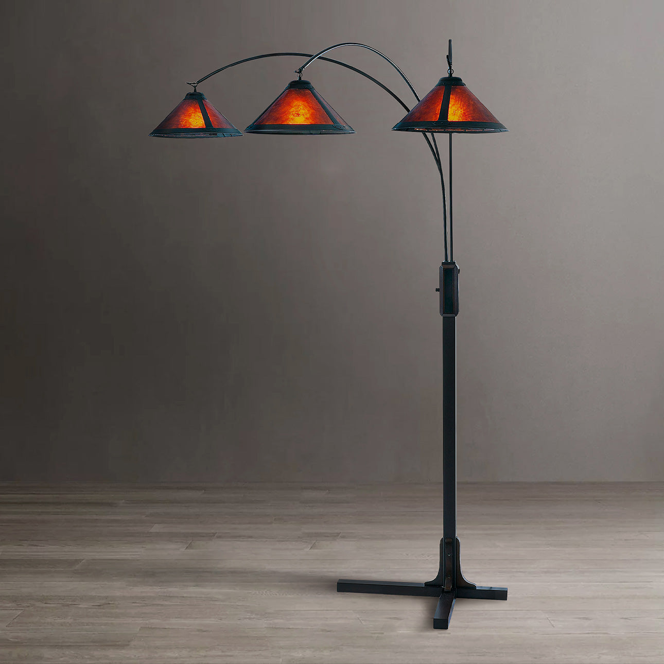 Mica floor lamp sales