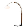 Nova Original 1961 Morelli Arc Floor Lamp in Walnut & Weathered Brass, photo 1