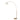 Nova Simple Morelli 85" 1-Light Arc Lamp in White with Weathered Brass Stripe shade, Weathered Brass base, Weathered Brass body, photo 8