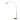 Nova Simple Morelli 85" 1-Light Arc Lamp in White with Black Nickel Stripe shade, Black Nickel base, Black Nickel body, photo 6