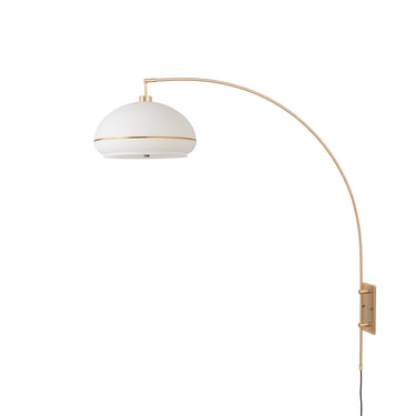 Nova Morelli Wall Mounted Arc Lamp in Weathered Brass shade, Weathered Brass base, Weathered Brass body, photo 2