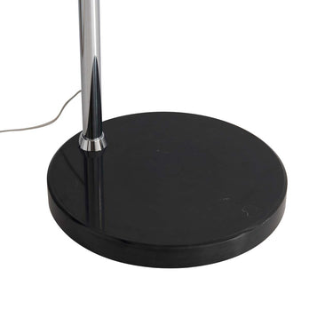 Nova of California Marilyn Arc Floor Lamp 94 Chrome Mylar Crystal Shade Rotary