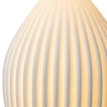 Nova of California Santa Clara Bone Porcelain Table Lamp Night Light 28 Weathered Brass Walnut