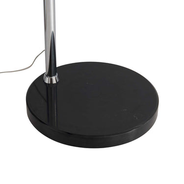 Nova of California Marilyn 3 Light Arc Floor Lamp 90 Polished Chrome Mylar Crystal Shade