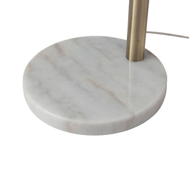 Nova of California Moraga 3 Light Arc Floor Lamp 85 Bone Porcelain Weathered Brass Walnut
