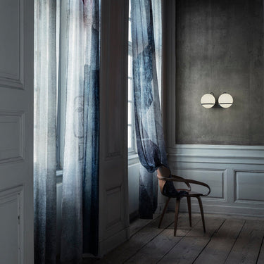 Astep Model 238/2 wall light, lit in an interior