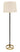 House of Troy 62" Morgan Floor Lamp in Black with Antique Brass M600-BLKAB