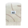 White & Grey Smiley® Blanket by Maison Deux, photo 1