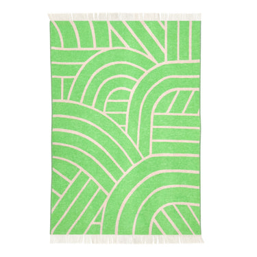 Pink & Apple Lines Blanket by Maison Deux, photo 4