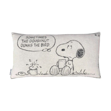 Black & White Peanuts Comic Doughnut XL Cushion Cover by Maison Deux, photo 3