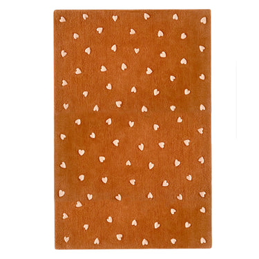 Toffee & Pink Hearts Rug by Maison Deux, photo 4