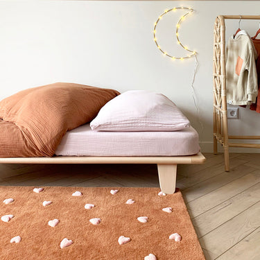 Toffee & Pink Hearts Rug by Maison Deux, photo 6
