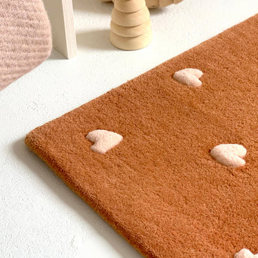 Toffee & Pink Hearts Rug by Maison Deux, photo 7