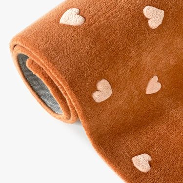 Toffee & Pink Hearts Rug by Maison Deux, photo 3