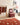 Brick Red & Cream Moons Rug by Maison Deux, photo 2