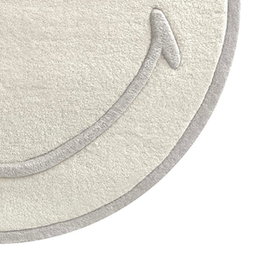 White & Natural Smiley® Rug by Maison Deux, photo 2