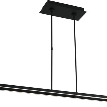 Stagger 2 60 Linear Offset Suspension by Mick De Giulio for Visual Comfort - black angle