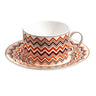 Tea Cups & Saucers, Set of 2 by Missoni Home in Iconic, view 1