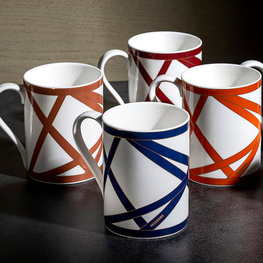 Missoni Home Mug Cup Nastri in Luxury Box Blue