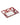 Rectangular Tray by Missoni Home in Nastri Bordeaux, view 2