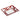Rectangular Tray by Missoni Home in Nastri Bordeaux, view 1