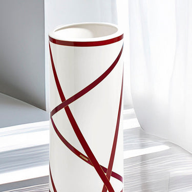 High Vase by Missoni Home in Nastri Bordeaux, view 3