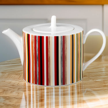 Tea or Coffee Pot by Missoni Home in Stripes Jenkins 148, view 3