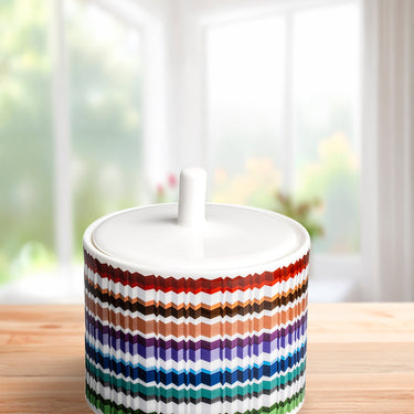 Sugar Bowl by Missoni Home in Waves, view 2