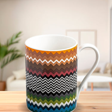 Mug by Missoni Home in Zig Zag Foliage, view 3