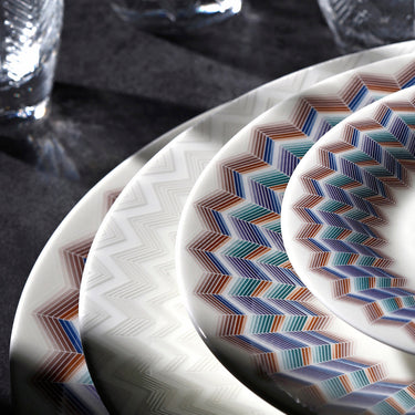 Dinner Plates, Set of 2 by Missoni Home in Zig Zag Jarris 148, view 4