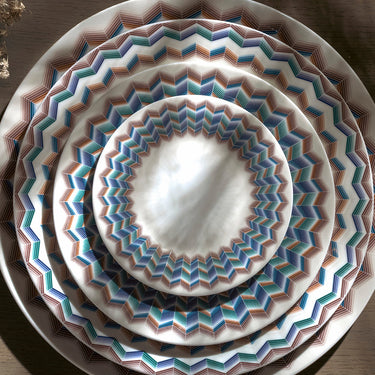 Soup Plates, Set of 2 by Missoni Home in Zig Zag Jarris 148, view 3