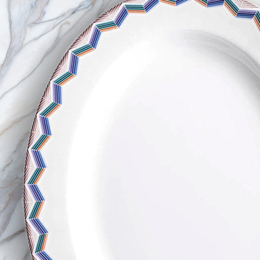 Oval Serving Dish by Missoni Home in Zig Zag Jarris 148, view 3